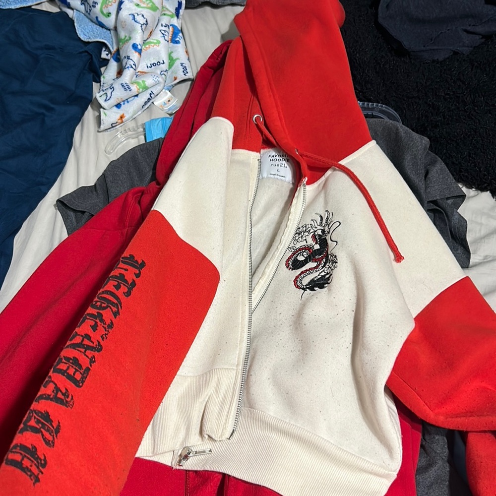 Cropped hoodie